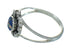 Lapis Opal Silver Southwestern Ring Size 6-1/2 QX81566